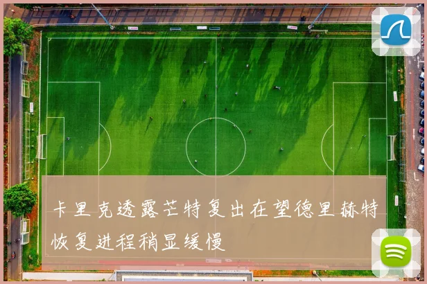 卡里克透露芒特复出在望德里赫特恢复进程稍显缓慢